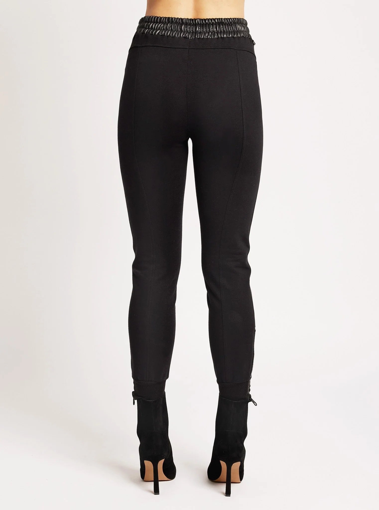 Women's Vegan Leather Jogger