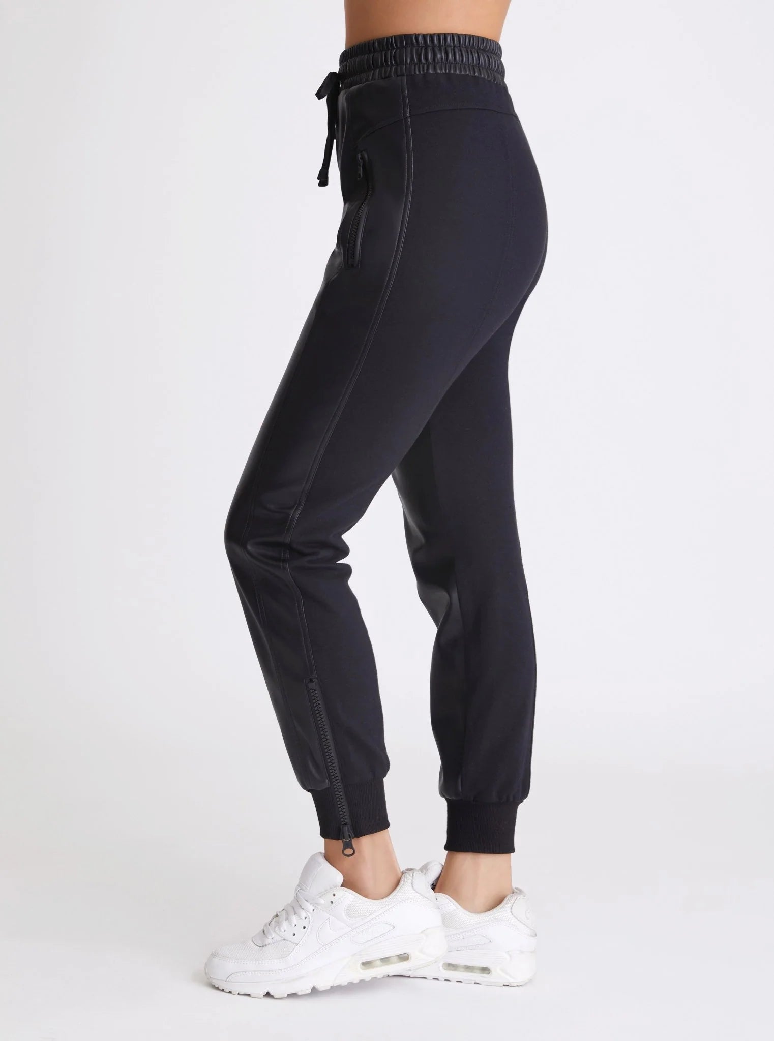 Women's Vegan Leather Jogger