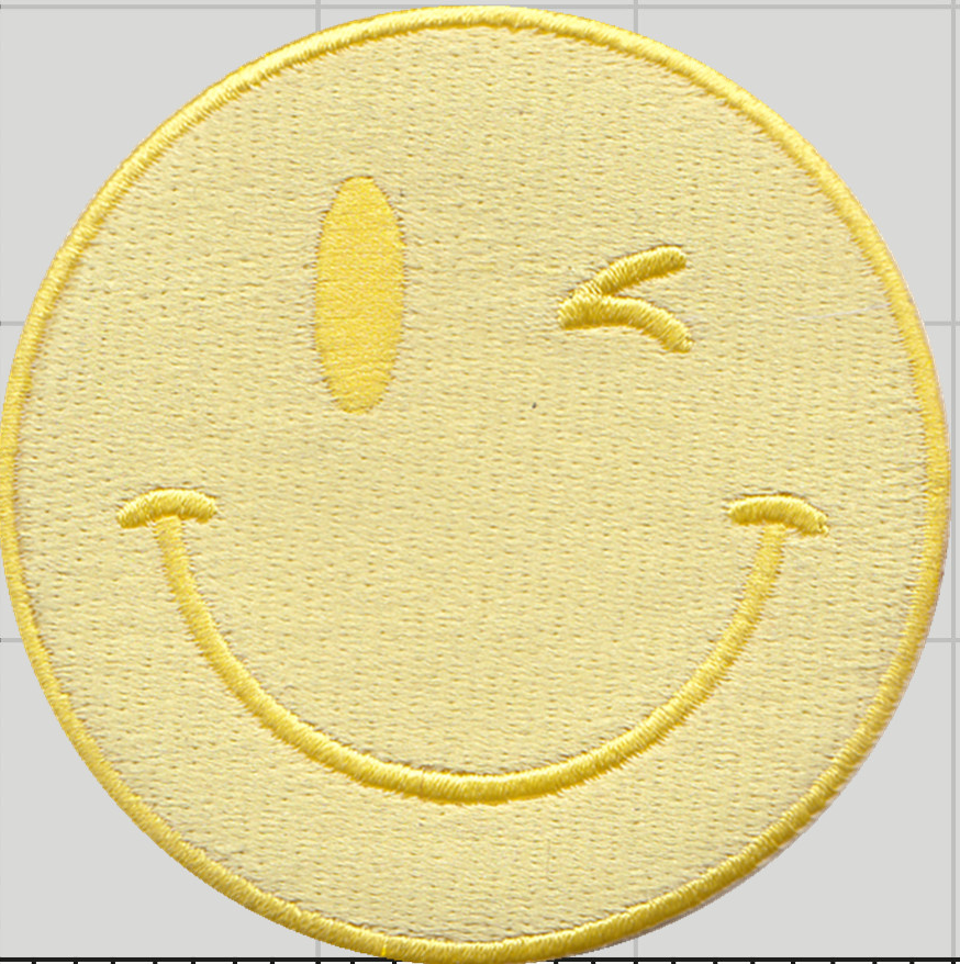 Winking Smiley Patch