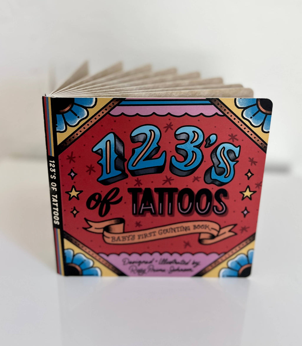 123's of Tattoos - Kids Unique Cool Hardcover Number Book