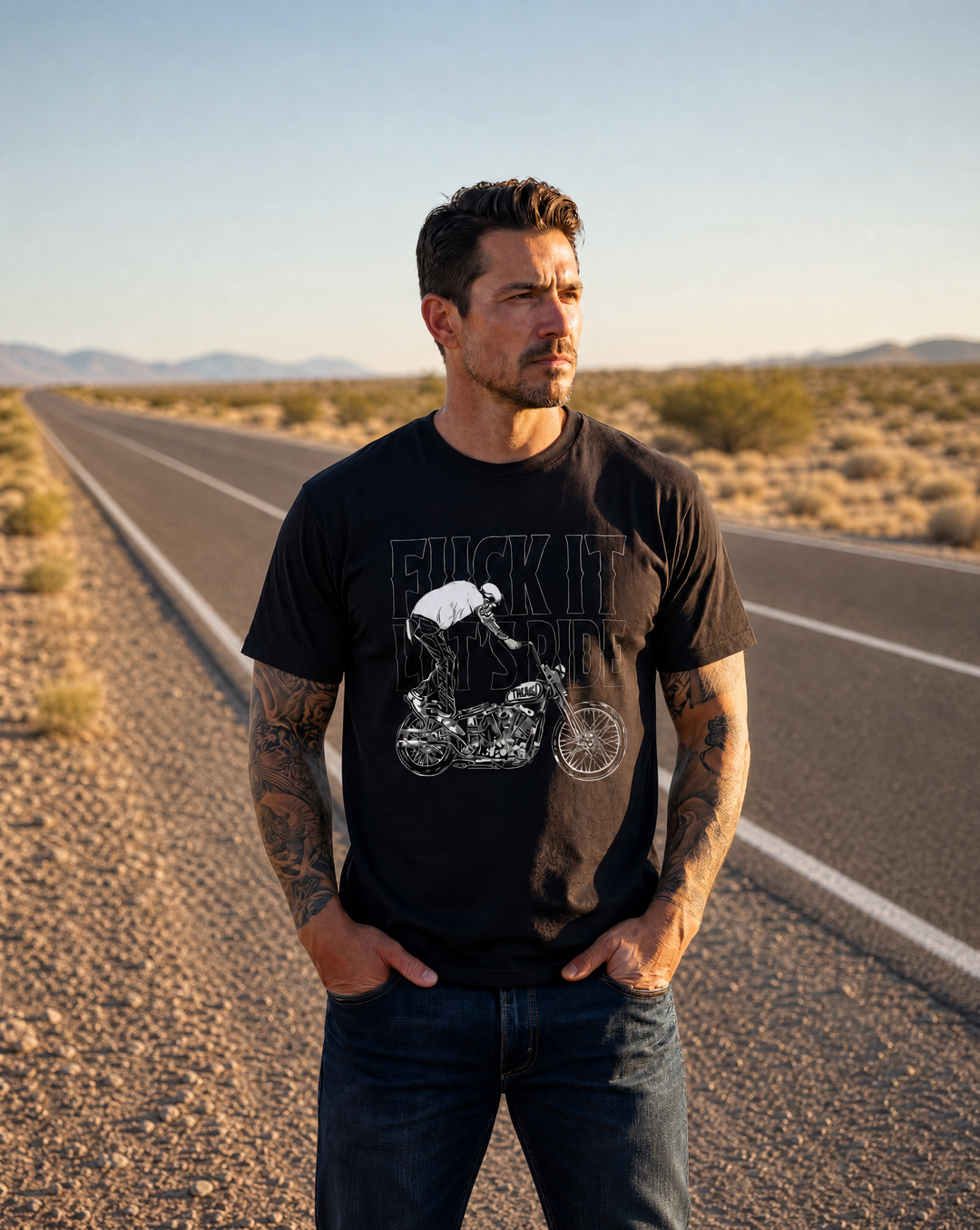 Fuck it Let's Ride Classic Tee