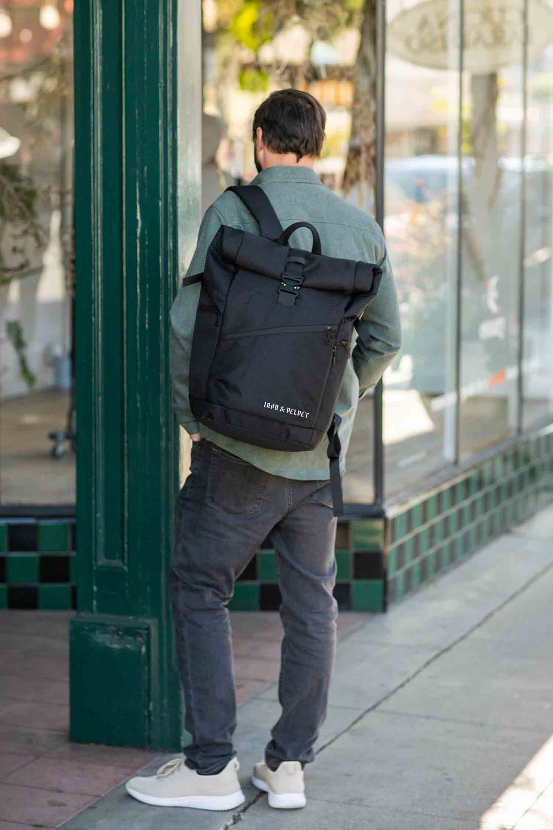 Iron & Velvet Coloma Roll-Top Backpack