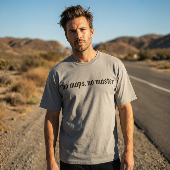 No Maps No Master Heavy Tee