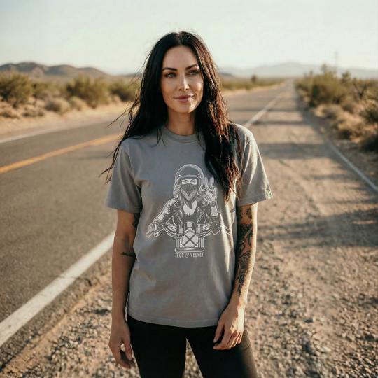 Peace Rider Women's Faded Heavy Tee