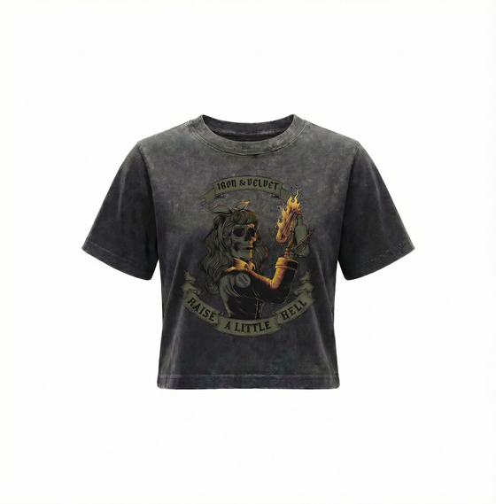 Raise a Little Hell Crop Tee