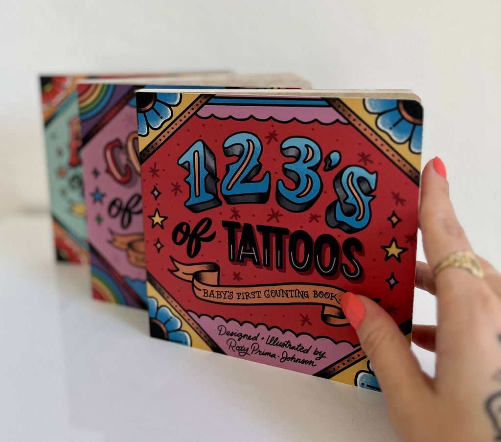 123's of Tattoos - Kids Unique Cool Hardcover Number Book