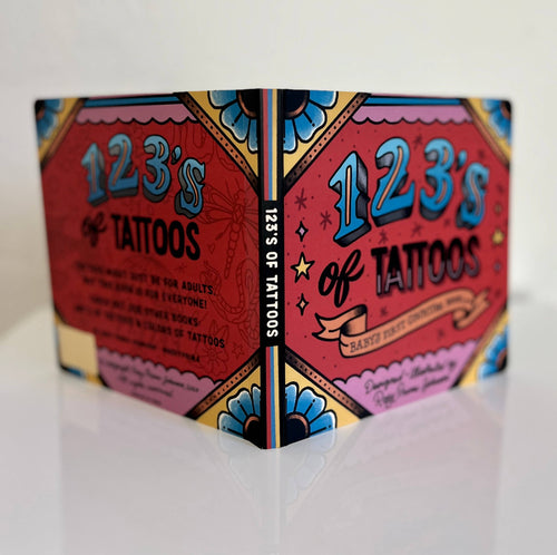 123's of Tattoos - Kids Unique Cool Hardcover Number Book