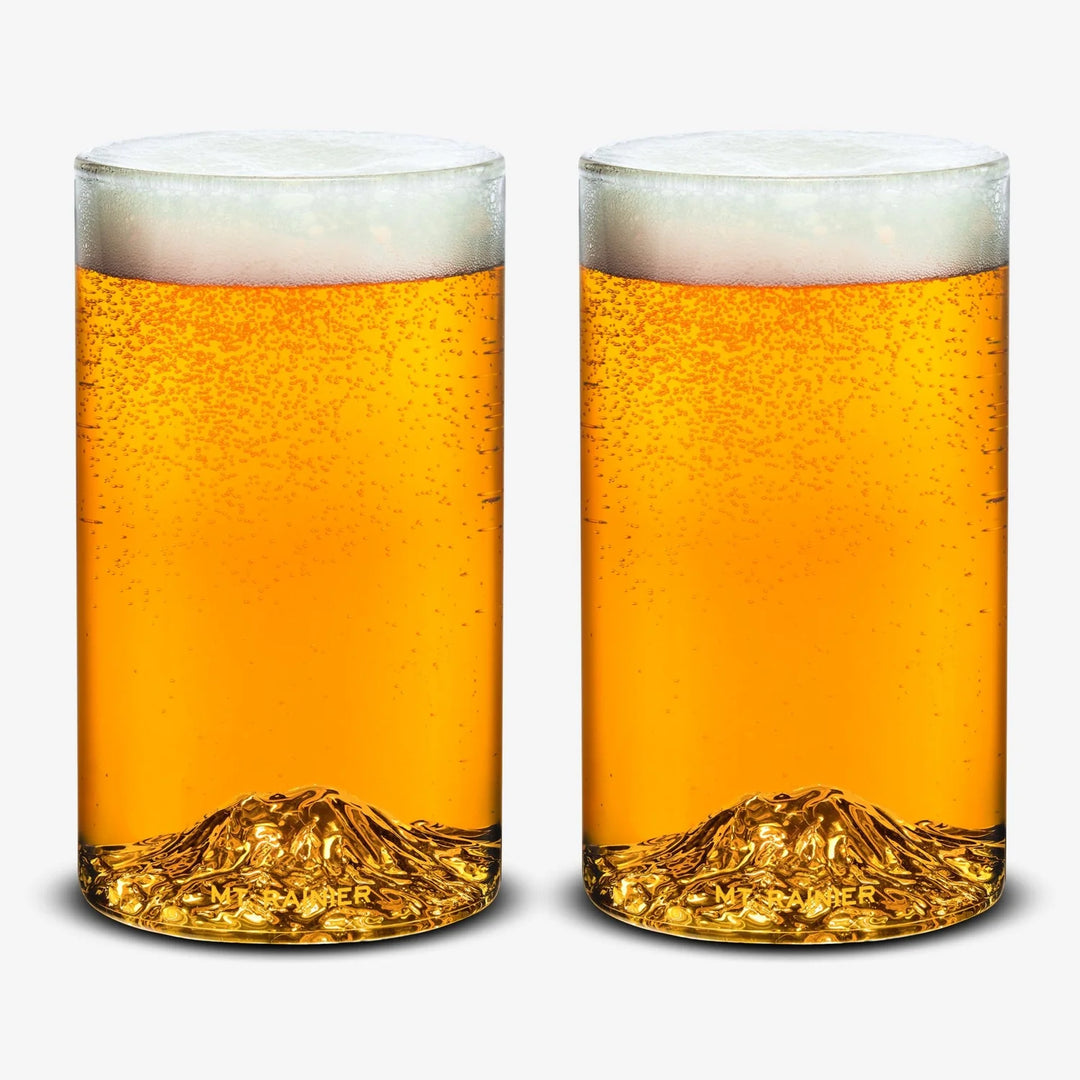 Mt. Rainier Pint Set of 2